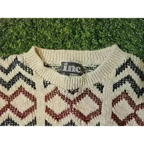 Vintage INC. International Concepts Sweater Mens Sz M/L Knit Crewneck - Picture 4 of 7